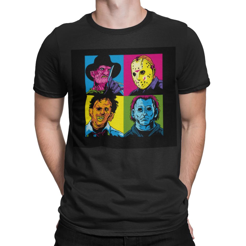 homage horror sci fi 80s tv film movie t shirt for halloween friday 13th fans