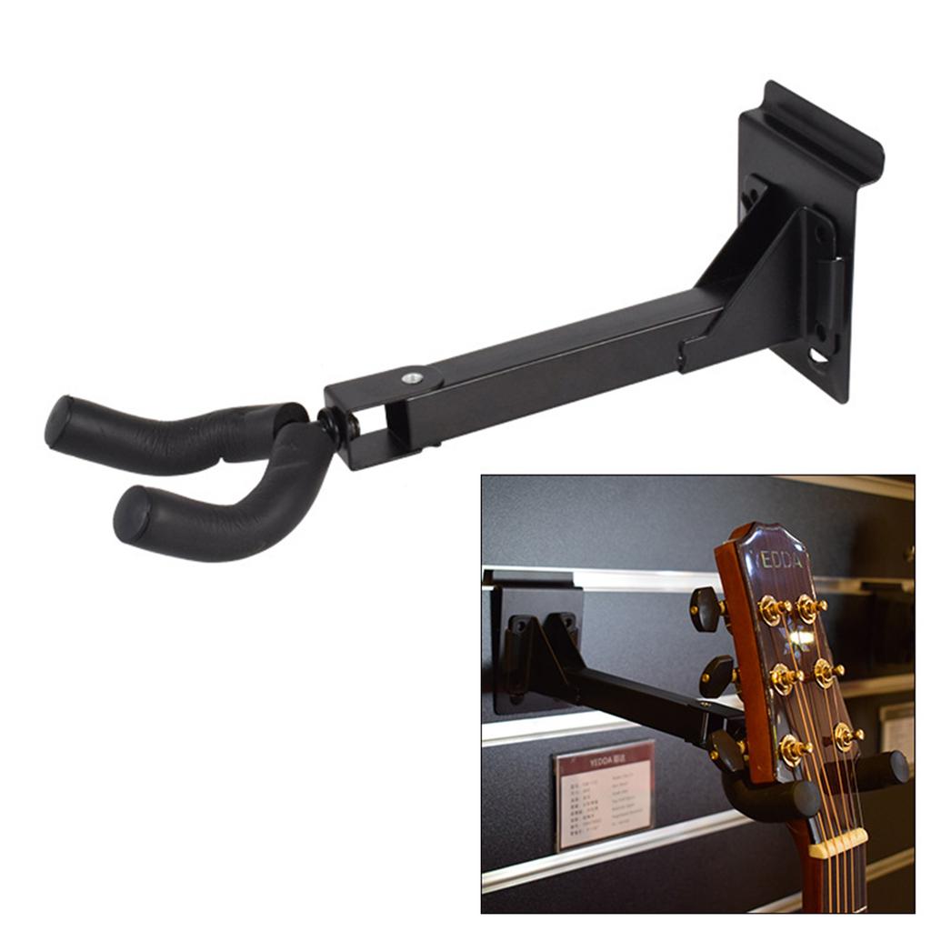 Guitar Ukulele Guitar Wall Hanger Bracket Universal Guitar Bass Hanger Wall Hook Holder Stand Guitar Wall Mount Hanger