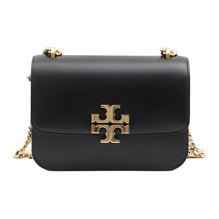 

Tory Burch Eleanor Скульптурна Декорація Клапан із Магнітною Застібкою Шкіряна Ручна Сумка Крос-боді Сумка на Плече Маленька Жіночі сумки Чорний 166169-001 Basic Set (Bag+Dust Bag)