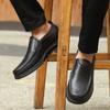 Herren Lederschuhe Neue handgefertigte Freizeitschuhe mit weichen Sohlen Bequeme atmungsaktive Herren-Turnschuhe Trend Faule Wilde flache Schuhe