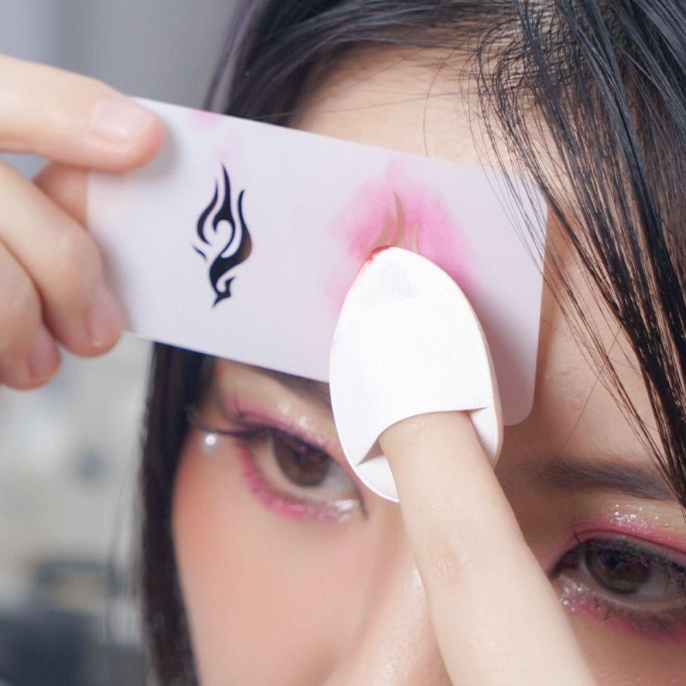 DIY Flowers Temporary Tattoo Stencil Forehead Body Art Painting Stencil Hands Arm Leg
