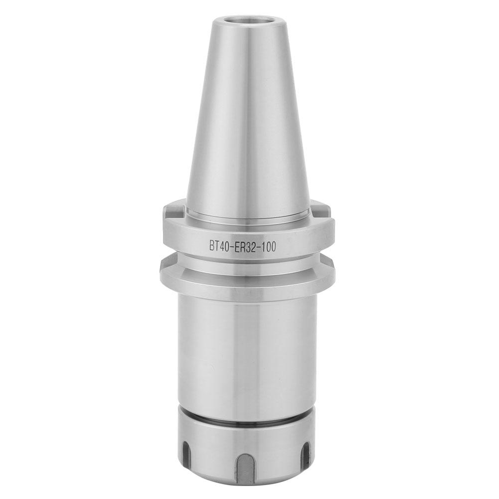 BT40 ER32 100 High Speed Steel Collet Chuck Holder CNC Milling Lathe Spindle Tool