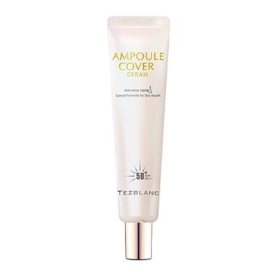 Teise Blanc Ampoule Cover Cream 40ml - Texture coprente naturale, luminosità rapida, miglioramento delle rughe, sbiancante, protezione UV, tutto in uno!!, 1 pezzo
