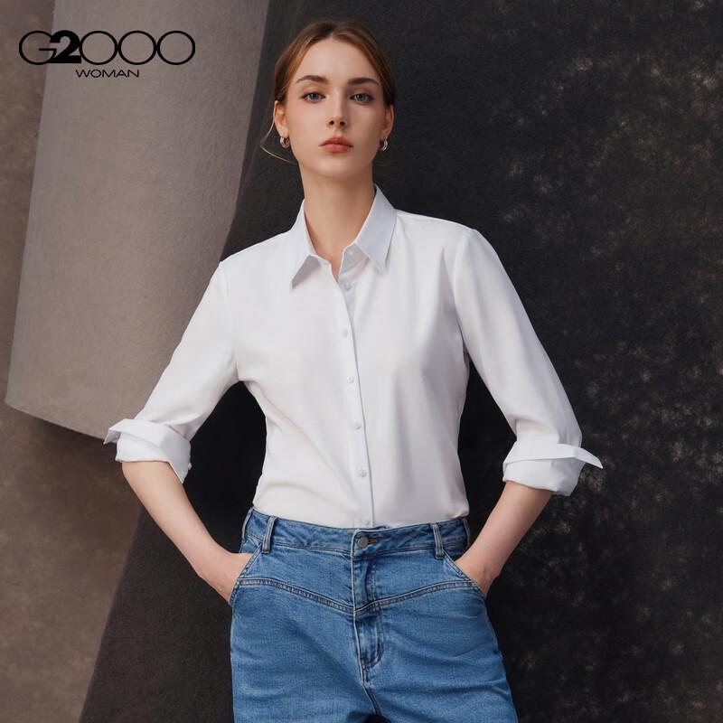 G2000 Women s Easy Care Long Sleeve Blouse with Detachable Bow 36