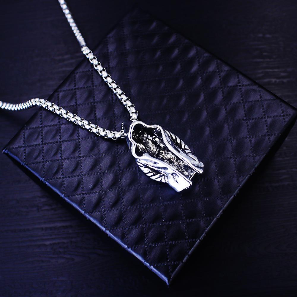 Retro Dark Style Assassin Cloak Windbreaker Pendant Retro Punk Necklace Pendant