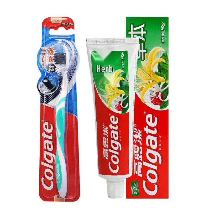 

Colgate Toothbrush and Herbal Toothpaste Set