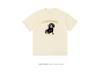 Women's Summer Chic Puppy Print Cotton T-Shirt
