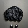 European size men's leather jacket jacket men's fashion slim-fit locomotive clothing pu leather casual top
