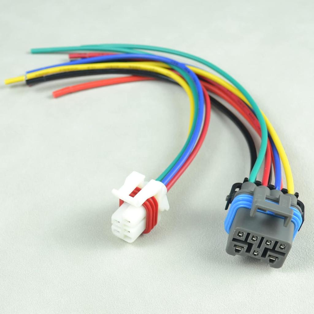 4L60E 4L80E 4L65E Neutral Safety Switch Pigtails Switch Connector 7 & 4 Wire Compatible with GM 1995 To 2004 4-Speed Automatic Transmission WPTRK30