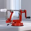 3 in 1 Fruit Peeler Slicing Machine Hand-cranked Stainless Steel Apple Peeler Kitchen Apple Slicer Corer Cutter with Metal Base
