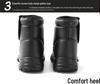 Men's Northeast Waterproof Snow Boots - Warm, Non-Slip, High Top Leather Winter Boots