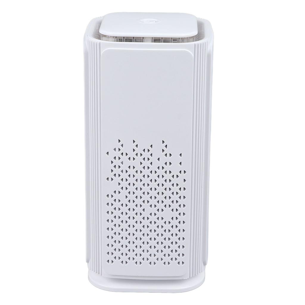 White Air Purifier Negative Ion Car Air Purifier Triple Filter Screen Car Compact Anion Purifier