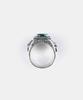 Sheen666 Crazy Cat Turquoise Silver Ring (Type B)