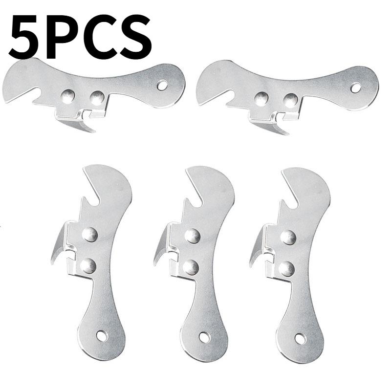 Multifunction Bottle Can Opener Stainless Steel Portable Bottle Jar Opener Household Can Opener Safety Side Cut Kitchen Gadget