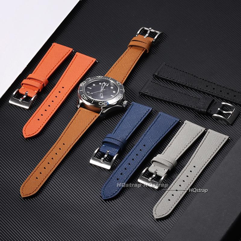 Quality Calfskin Leather Watch Bands Quick Release Leather Watch Straps 18mm 20mm 22mm Strap Wristwatches Watch Accessories