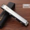 Guoguang 24-Hole C Key Double Reed Harmonica - Beginner Wind Instrument for All Ages