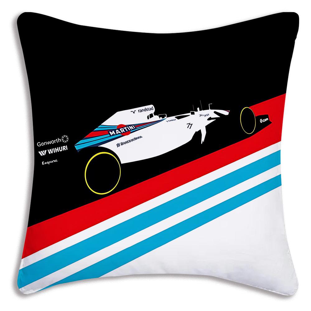 Racing For M-Martinis Pillow Covers Cartoon Sofa Decorative Home Double-sided Printing Short Plush Cute Cushion Cover