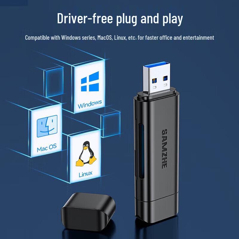 SAMZHE USB-C SD/TF Card Reader