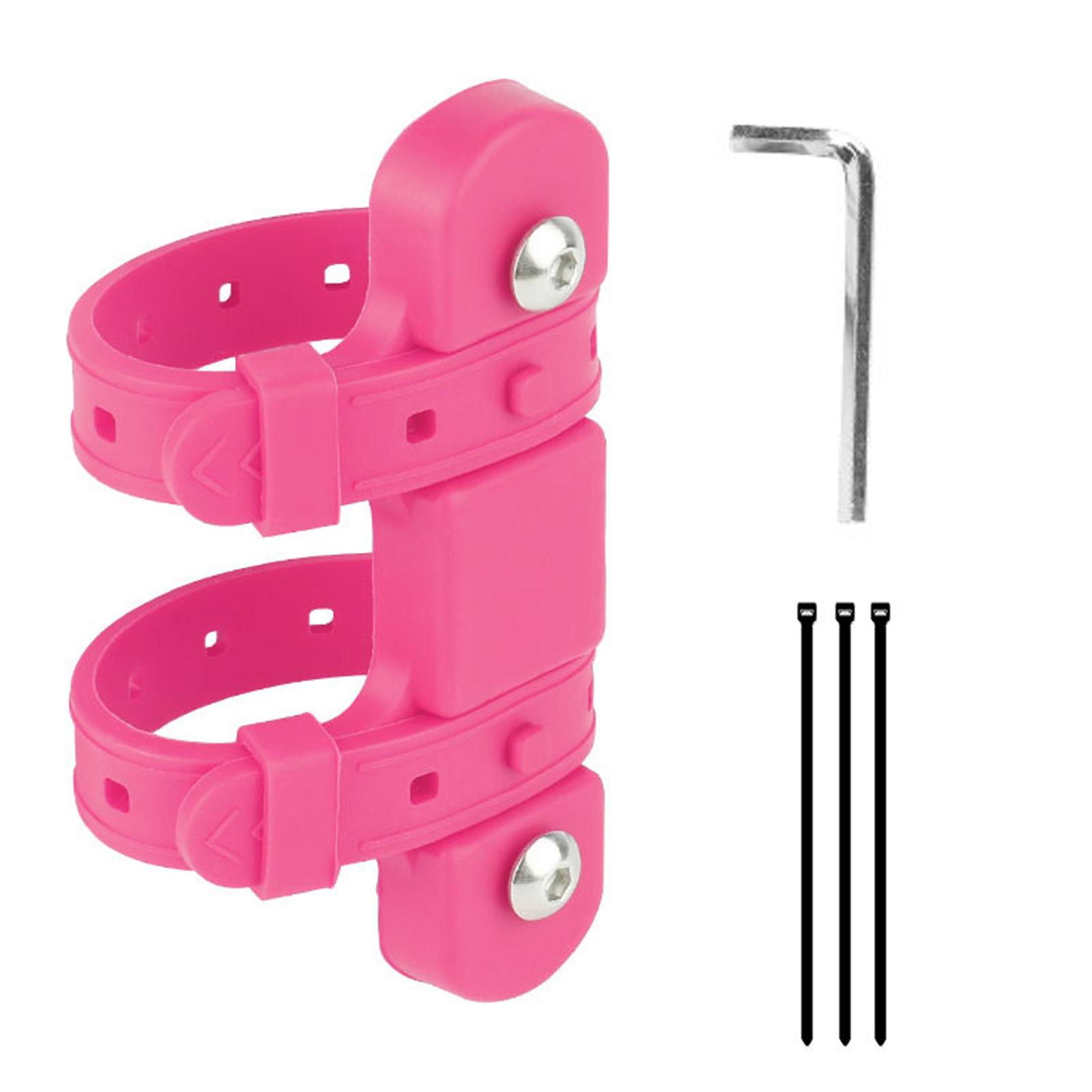 

Bicycles Bottle Cage Mounting Base, Bicycles Water Bottles Cage Holder Strap Water Bottles Holder for Mountain Bicycles рожевий