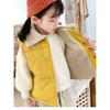 Children's Fleece-Lined Thickened Down Cotton Vest Outerwear Baby Warm Vest Autumn Winter Style