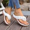 Designer Women Slippers Floral Beach Flip Flops Comfy Slip-On Sandals Summer Slides Women Versatile Casual Outdoor Shoes Women