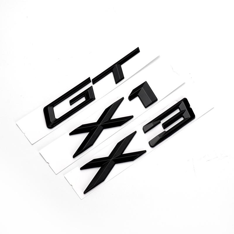 3D Car Letters Trunk Badge Sticker For BMW X1 E84 F48 X3 E83 G01 F25 X4 F26 G02 X5 E53 F15 E70 X6 E71 F16 Emblem  Lettering