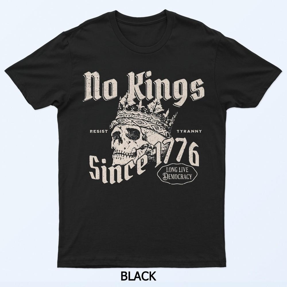 

No Kings Since 1776 Skull T-Shirt XL