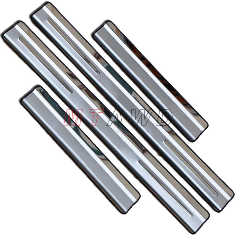 For Volkswagen/Vw Tiguan MK1 Accessory 2010-2014 2015 Stainless Chrome Car Door Sill Scuff Plate Protector Cover Trim Styling