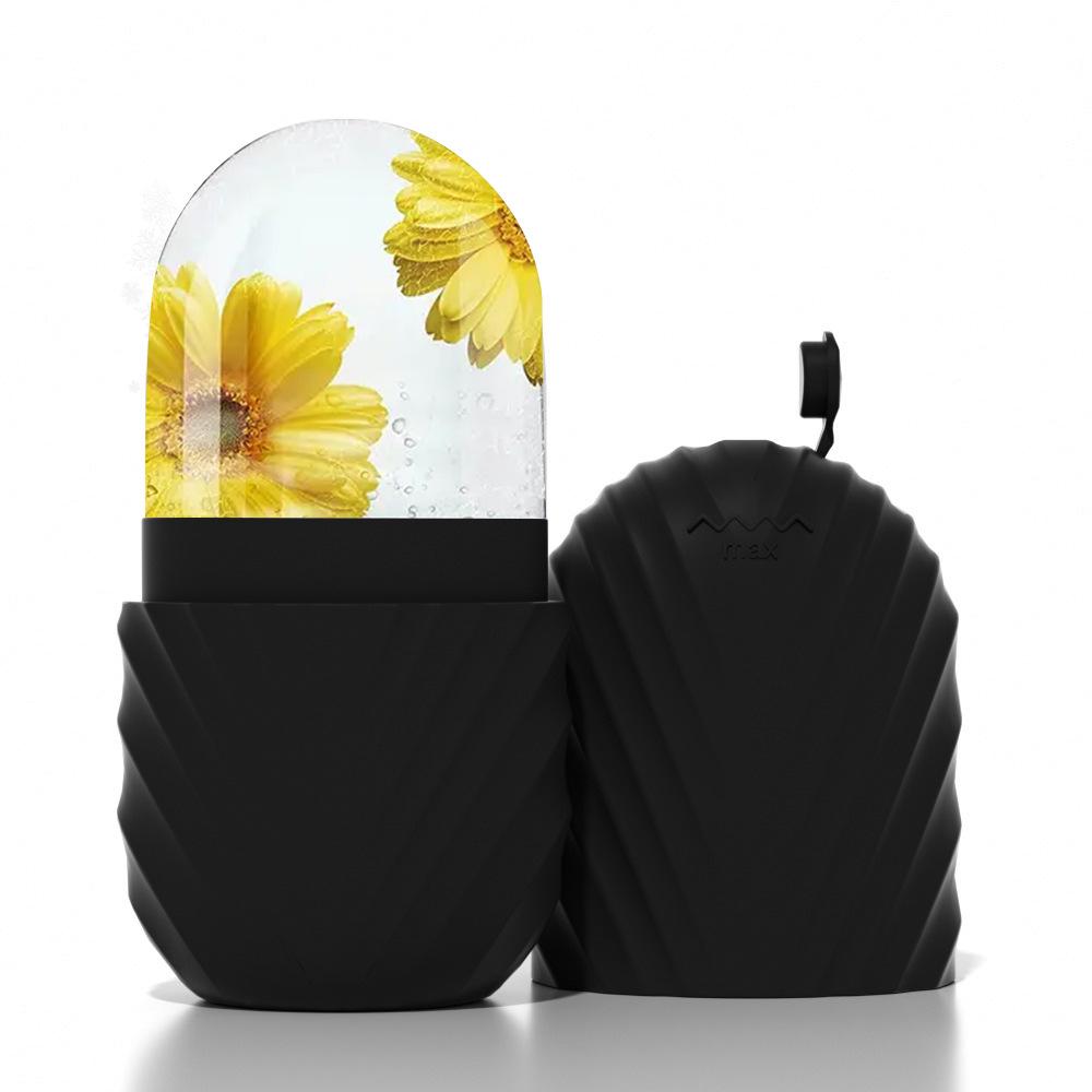 Silicone Face Ice Grid, Ice Ice Cube Mold Ice Roller Facial Massage Silicone Ice Grid Wet Compress Cooling