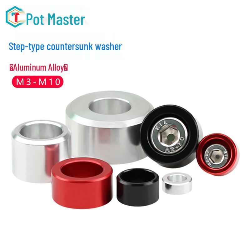 

Aluminum Alloy Step Protection Washer for M3-M10 Socket or Cup Head Screws M3*D10*4 (1 piece) Aluminum Natural