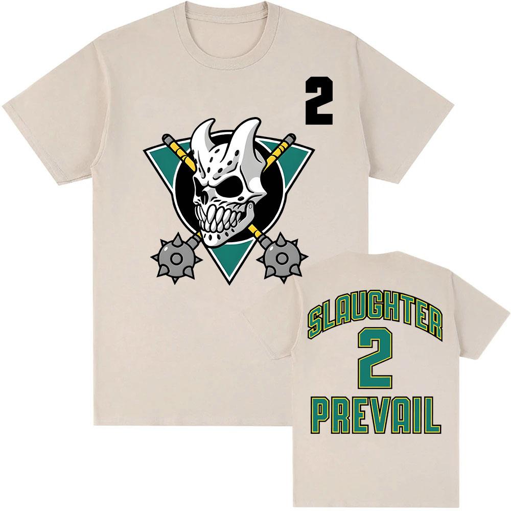 SLAUGHTER TO PREVAIL Hockey Tshirt Short Sleeve Cotton Oneck Fashion Tshirts Unisex Women Clothing Unisex Streetwear Hip Hop Tops