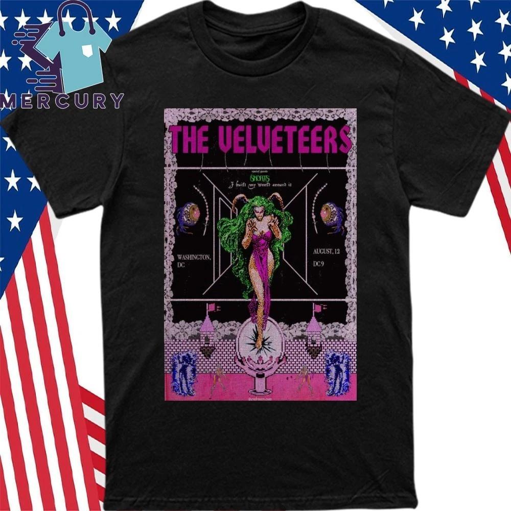 The Velveteers Tour Washington August 12 2025 Poster Shirt S