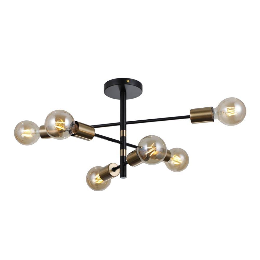 Lampa sufitowa PIANSI PND-4025-6-BL-HBR Italux