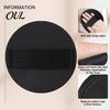 Dead Skin Remover for Shower Exfoliating Bath Scrubber Glove with Strap, Ergonomic Deep Cleansing Back Mitt, Lightweight Quick-drying Accessory