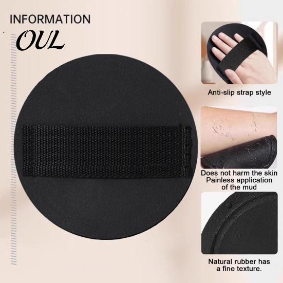 Dead Skin Remover for Shower Exfoliating Bath Scrubber Glove with Strap, Ergonomic Deep Cleansing Back Mitt, Lightweight Quick-drying Accessory