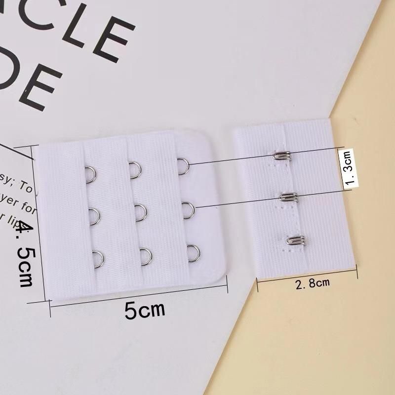 

Удлинители для бюстгальтера Удлинитель для бретелей 3 крючка 2 ряда Женское нижнее белье Удлиненные удлинители для бюстгальтера Аксессуары для бюстгальтера One Size белый