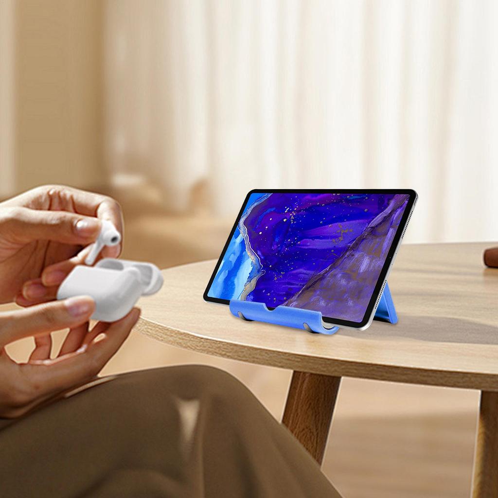 Cellphone Holder for Desk Tablet Stand Mobile Phone Stand Adjustable Smartphone Stand Desktop Stand Folding Tablet Holder Cell