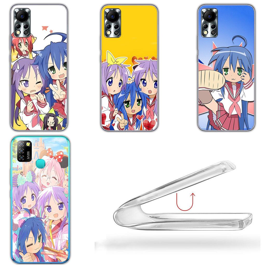 Lucky Star Izumi Konata girl Soft Cover for Samsung Galaxy A04 A14 A23 A34 A54 M23 M33 M52 M53 M30S M31 M51 M21 Phone Case