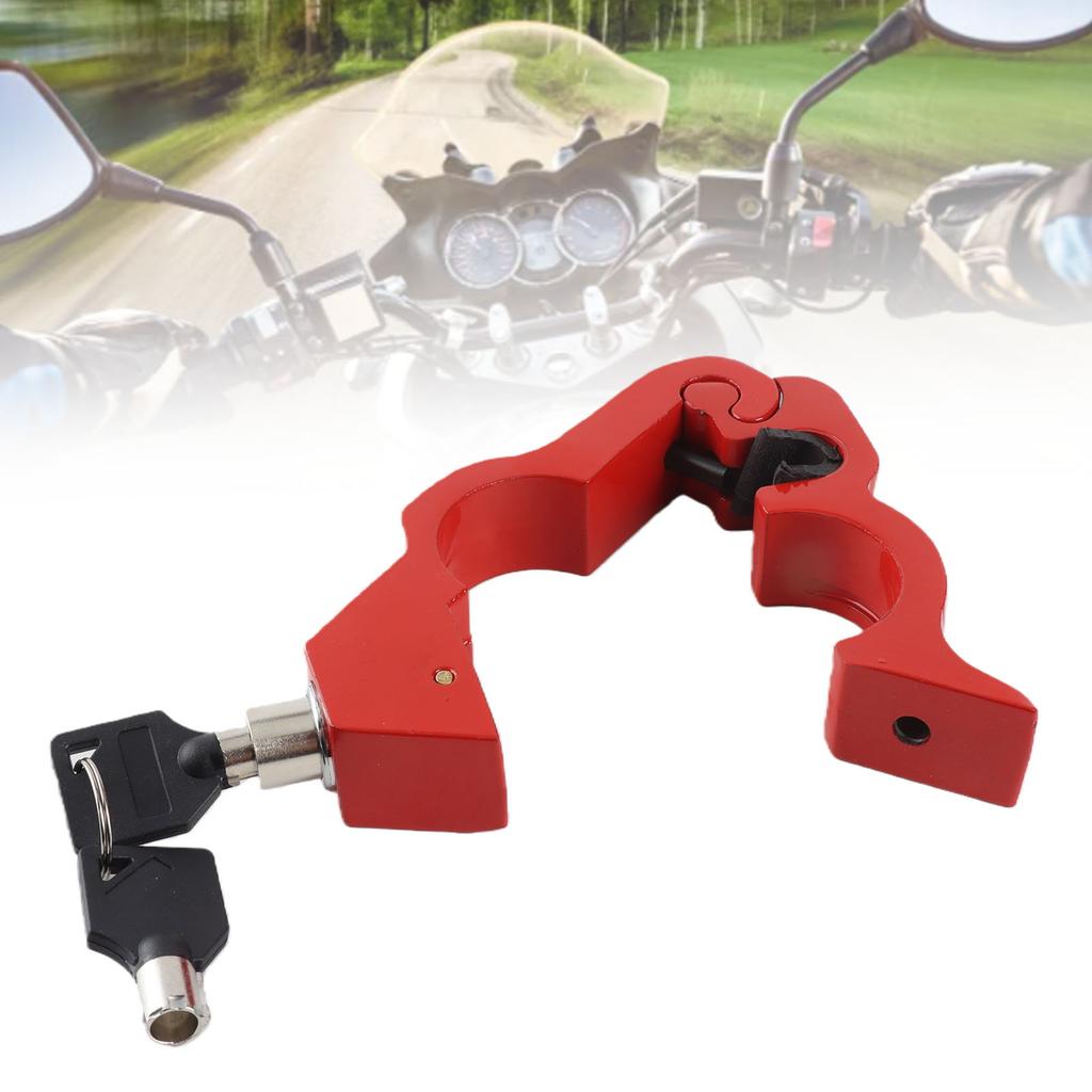 Scooter Handlebar Lock, Auto Theft Motorcycle Grip Lock for ATVs for Motorcycles