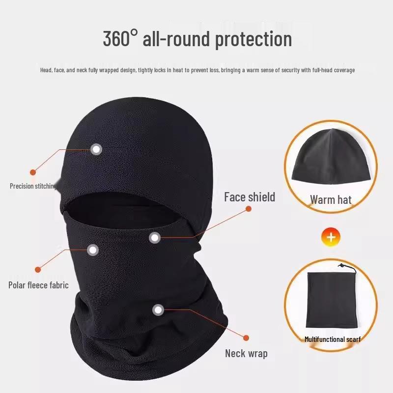 Nieuwkomerskorting: Multifunctioneel oorhangend masker & winddichte fietsnekwarmer voor heren