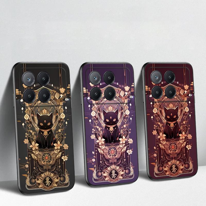 Fantasy Lucky Cat Blue For Xiaomi Poco X7 M7 Pro 5G M5 X4Pro 6 4G C65 75 F6 F5 X6 5 7 X5 F7 Ultra M5S 4Pro 5G soft phone case