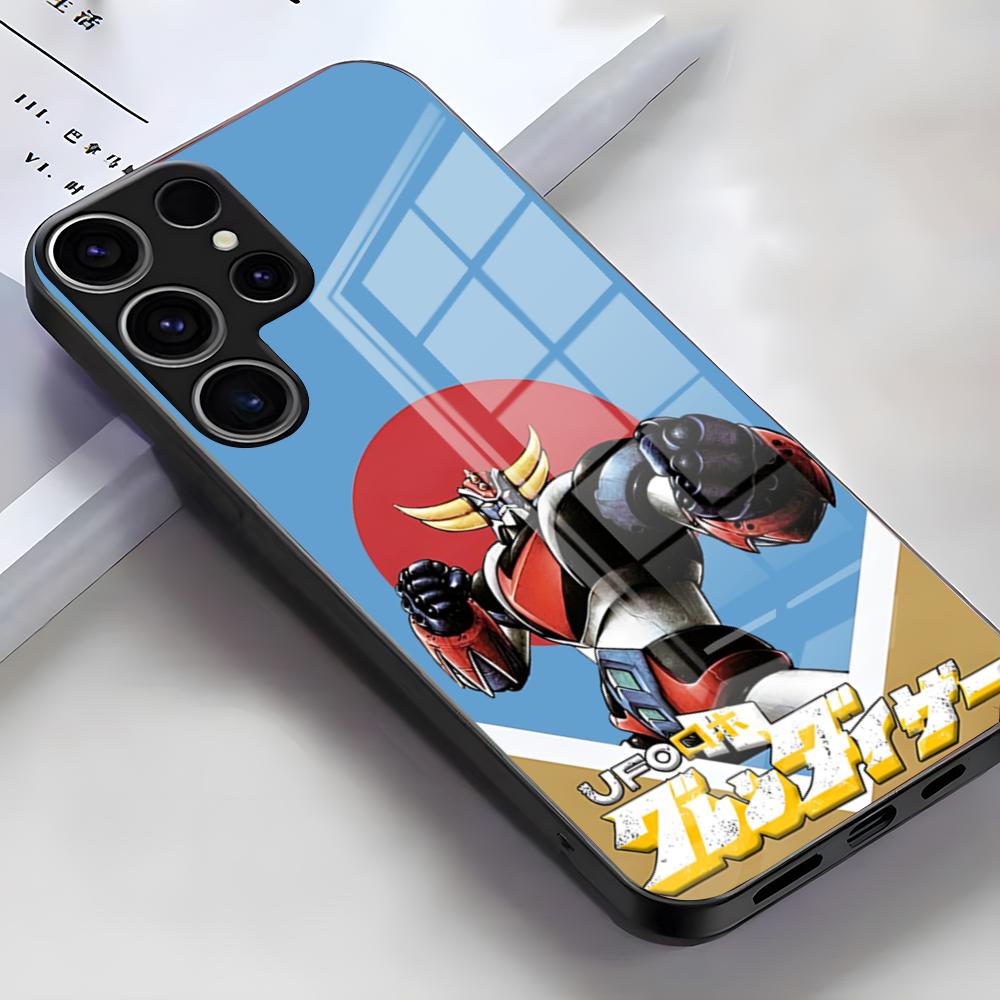 UFO ROBO GRENDIZER GOLDORAK Phone Case For Samsung S25 Edge Ultra S23 S22 S21 S20 Ultra Plus S24 Fe A54 A53 A25 Glass Cover