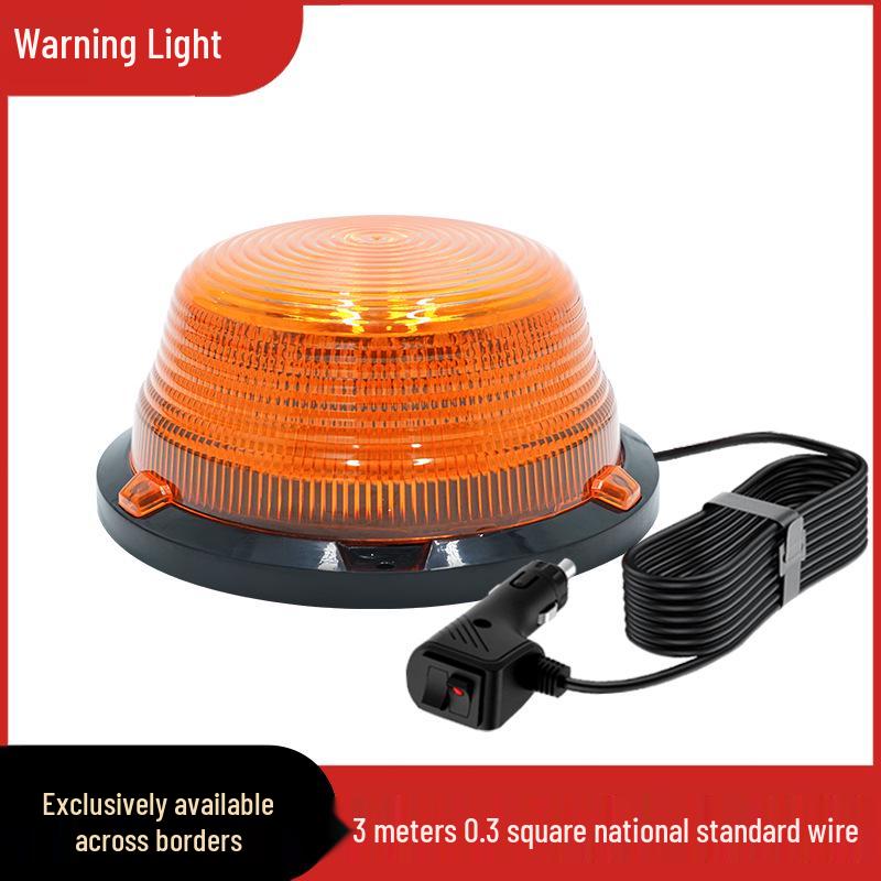 Universal Car Rotating LED Safety Warning Light with Magnetic Base