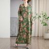 New Floral Vacation Style Travel V-Neck Vintage Dresses