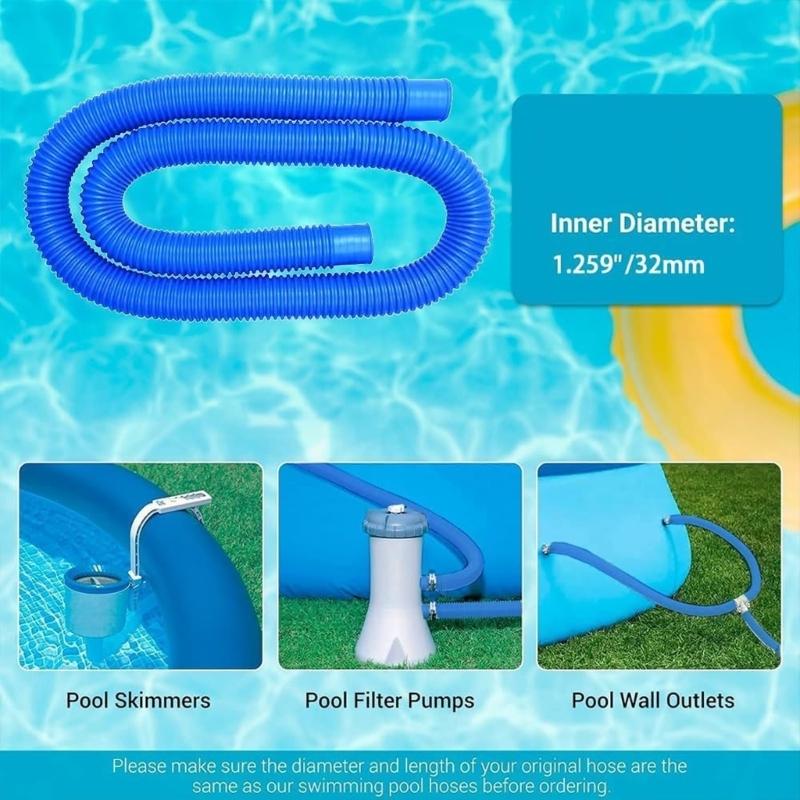 Powerful Pool Pump Hose Featuring Leak Proof Design and Reinforced Fasteners Suitable for Various Filter Systems and Spa