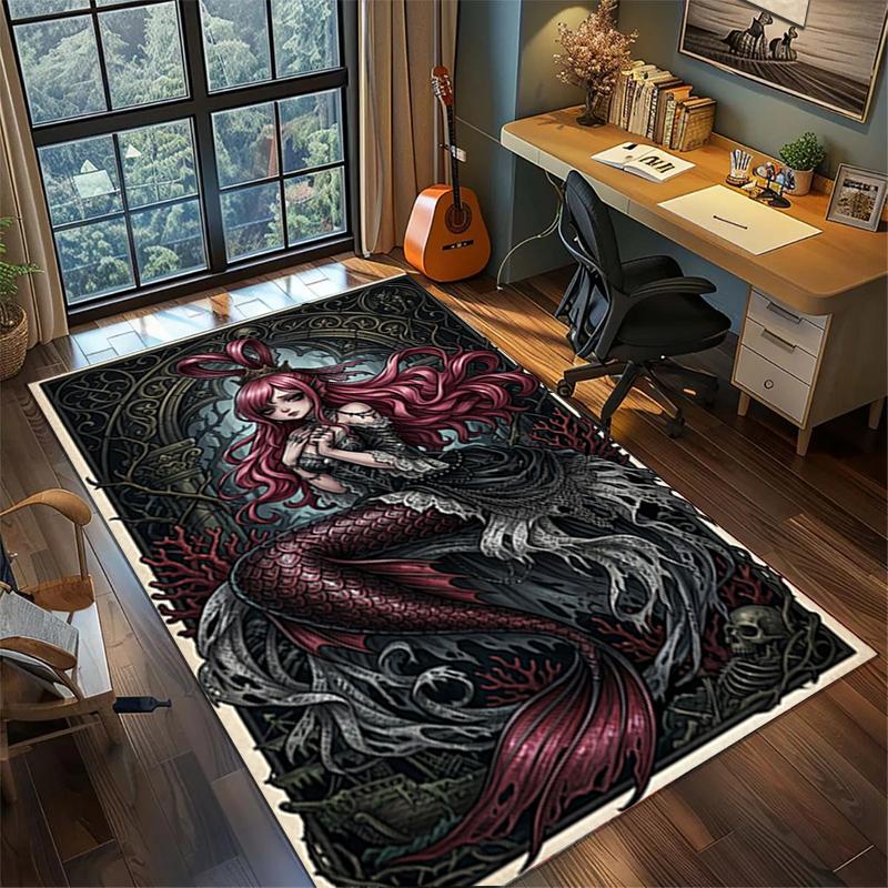 Non Slip "ONE PIECE" Floor Rug Large Washable Area Carpet Bedroom Gamer Room Home Decor kwq45