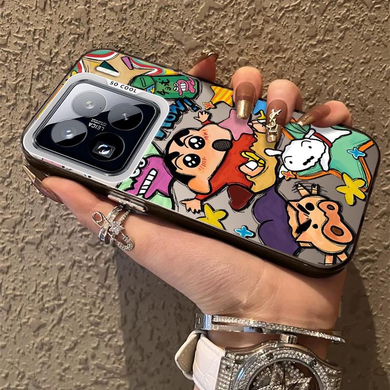 

Cartoon C-Crayon Shin-chans Hard Case for Xiaomi Mi 15 14 14T 13 13T 12 12T 12X 12S 11 Lite POCO F6 F5 X6 X5 M6 Pro 5G 4G Cover Mi 14 Pro