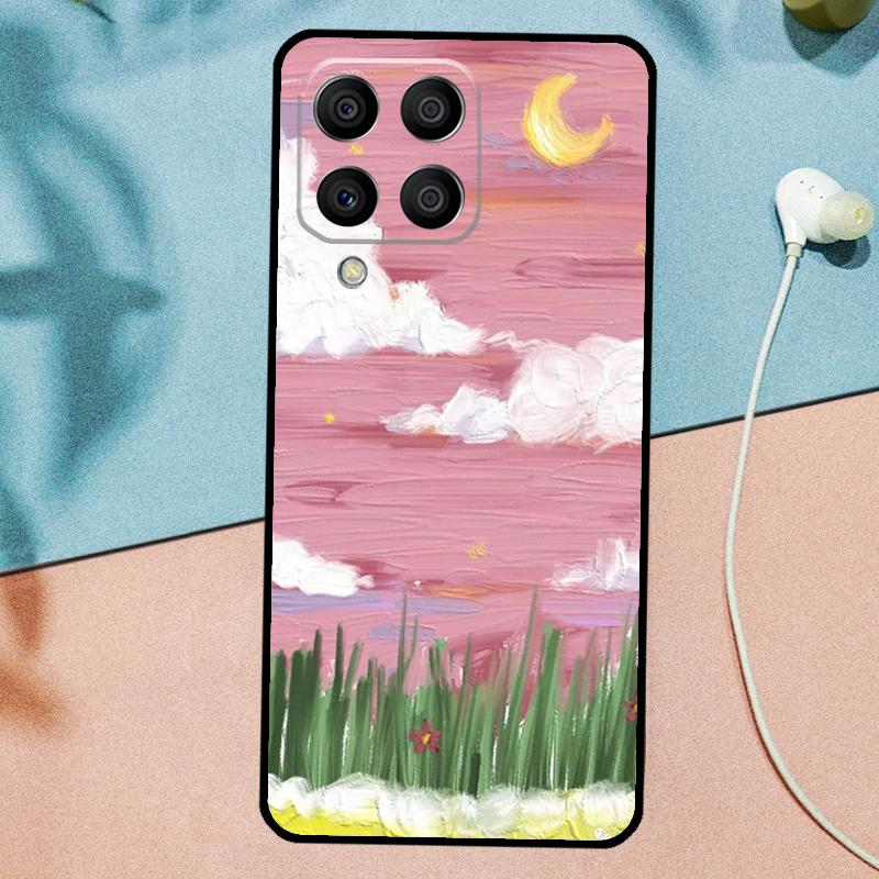 Korean Sunset Scenery For Samsung Galaxy M31 M11 M23 M12 M13 M14 M15 M35 M55 M34 M54 M33 M53 M32 M52 M06 M16 Case