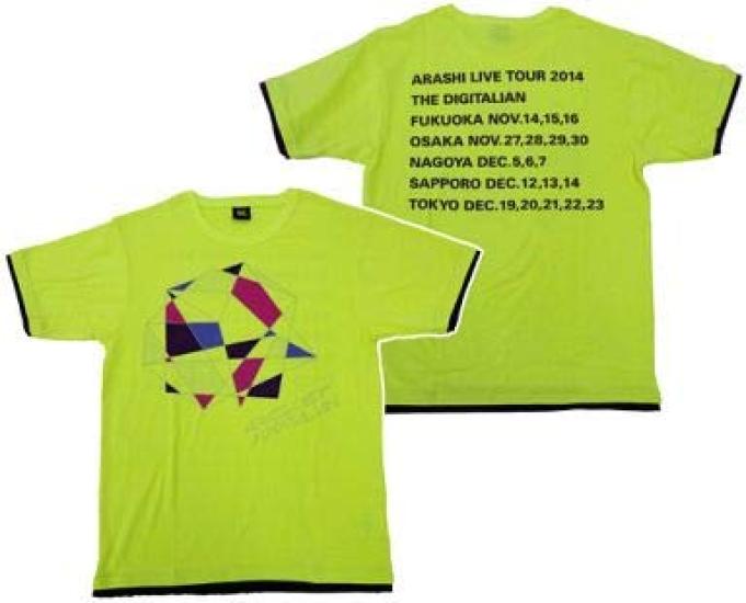 

Arashi ARASHI LIVE TOUR 2014 THE DIGITALIAN Official Merchandise Johnny&Associates. T-shirt