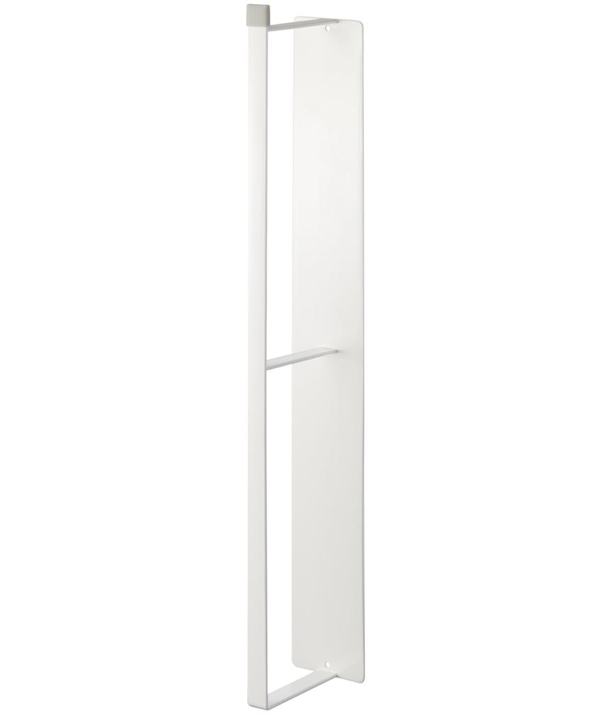 Yamazaki Jitsugyo 3585 Magnetic Laundry Hanger Storage Rack, White, Approx. W6 X D8.5 X H46cm, Plate Hanger Storage, Next To Washing Machine, Easy